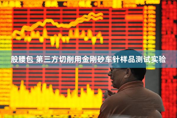 股腰包 第三方切削用金刚砂车针样品测试实验